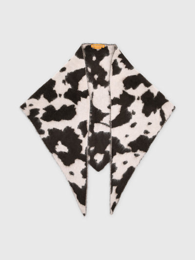 Guest In Residence Grizzly Cowhide Wild Rag Scarf - Saint Bernard