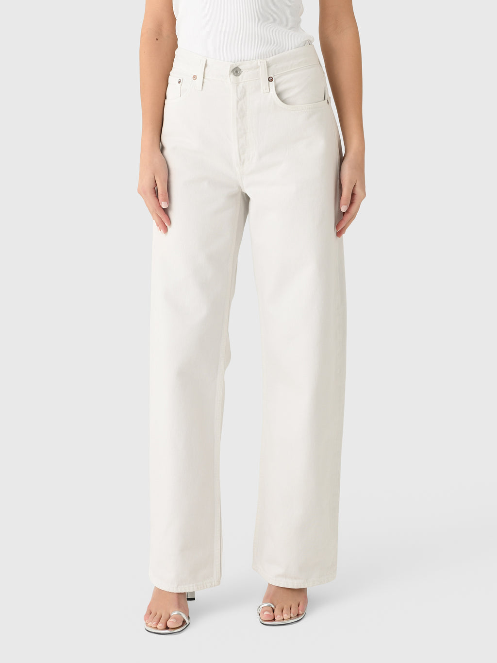 Agolde Women's Arc Wide Leg Jean - Saint Bernard