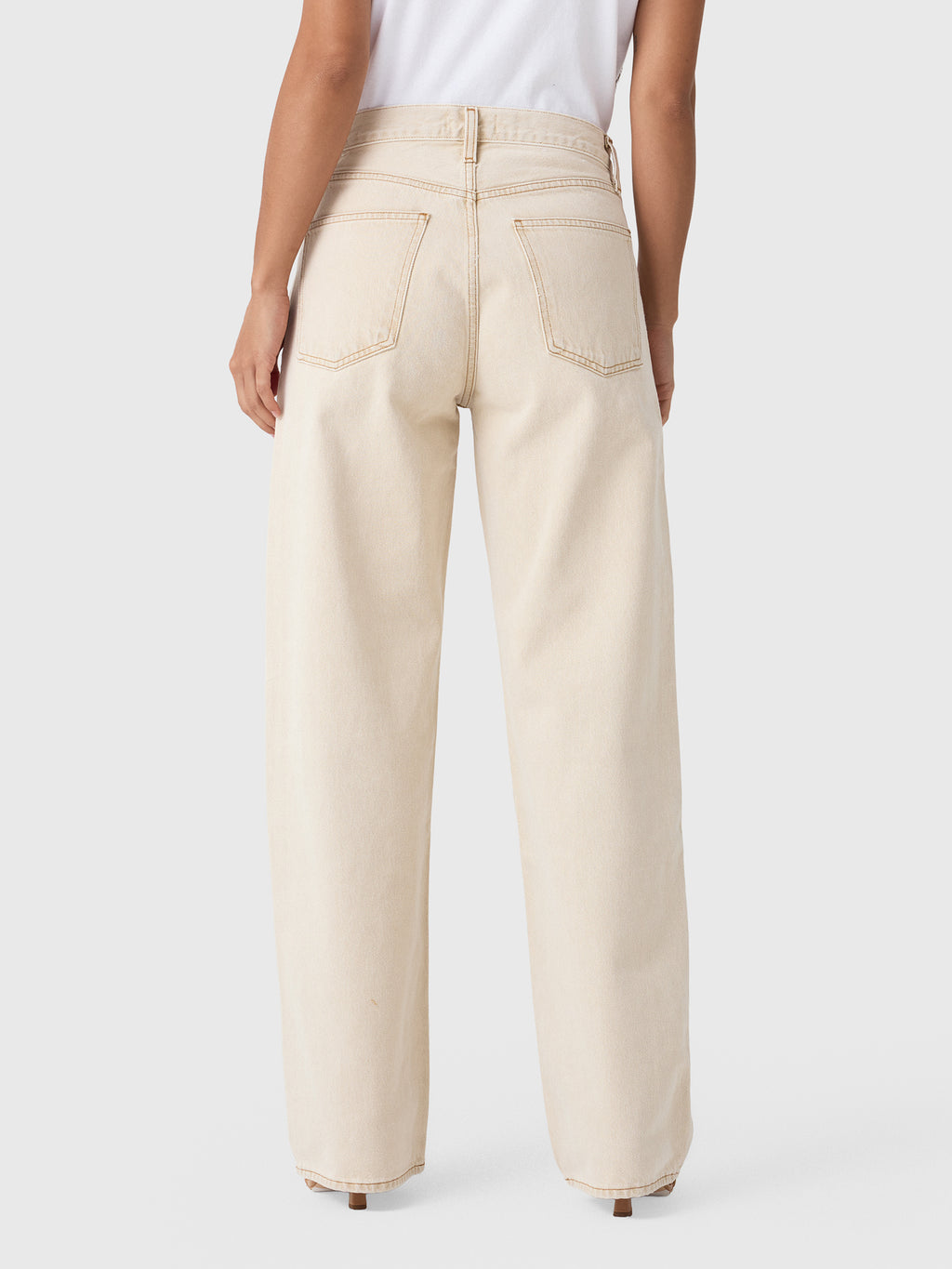 Agolde Women's Arc Wide Leg 32" Jean - Saint Bernard