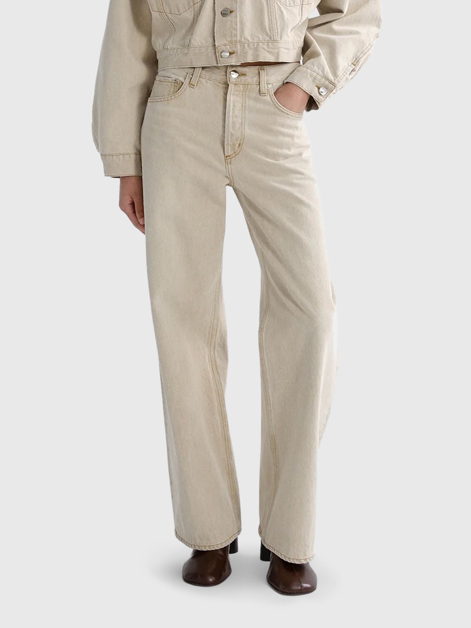 Agolde Women's Arc Wide Leg 32" Jean
