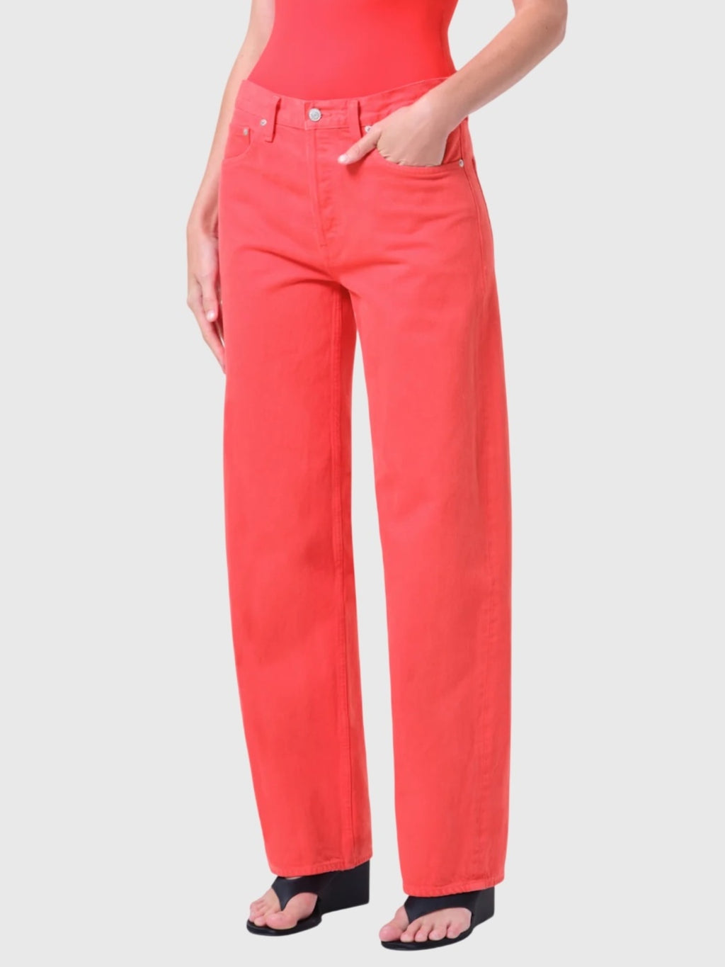 Agolde Women's Arc Wide Leg Jean - Saint Bernard