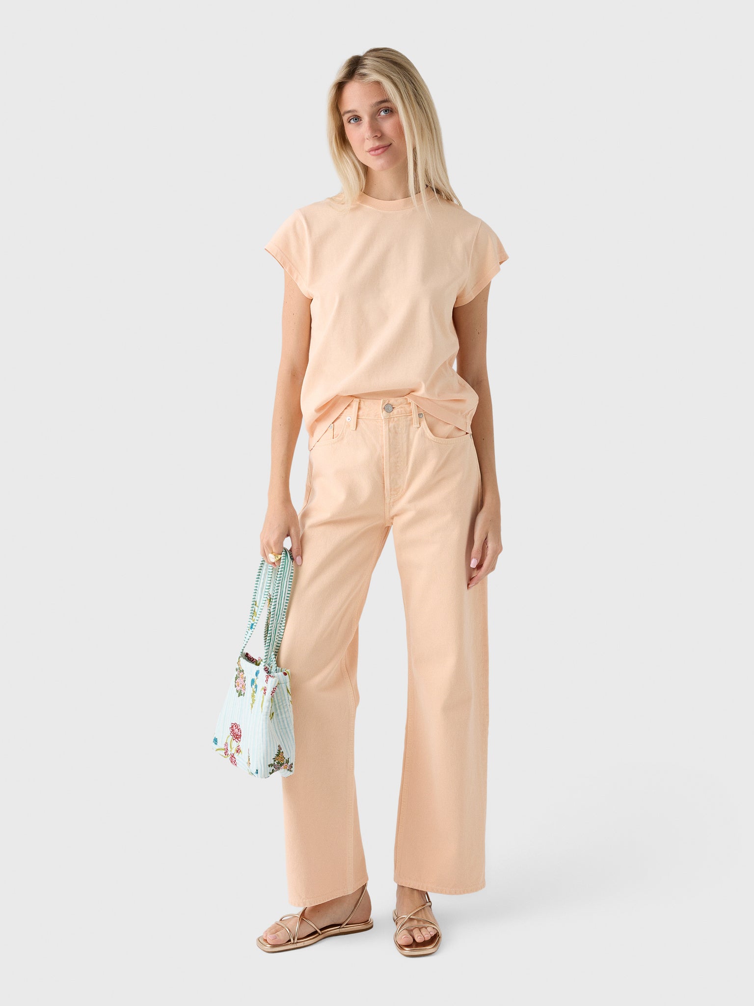 Agolde Women's Arc Wide Leg Jean - Saint Bernard