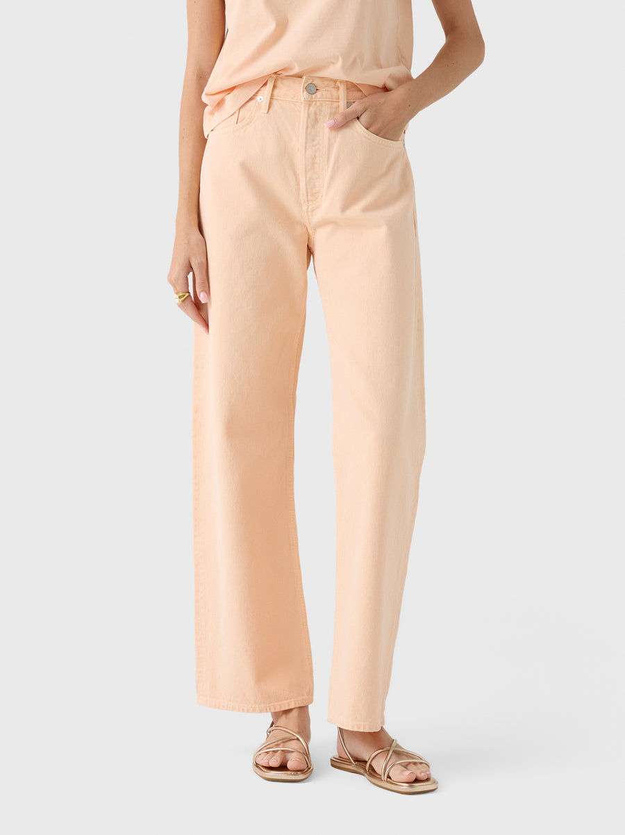 Agolde Women's Arc Wide Leg Jean - Saint Bernard