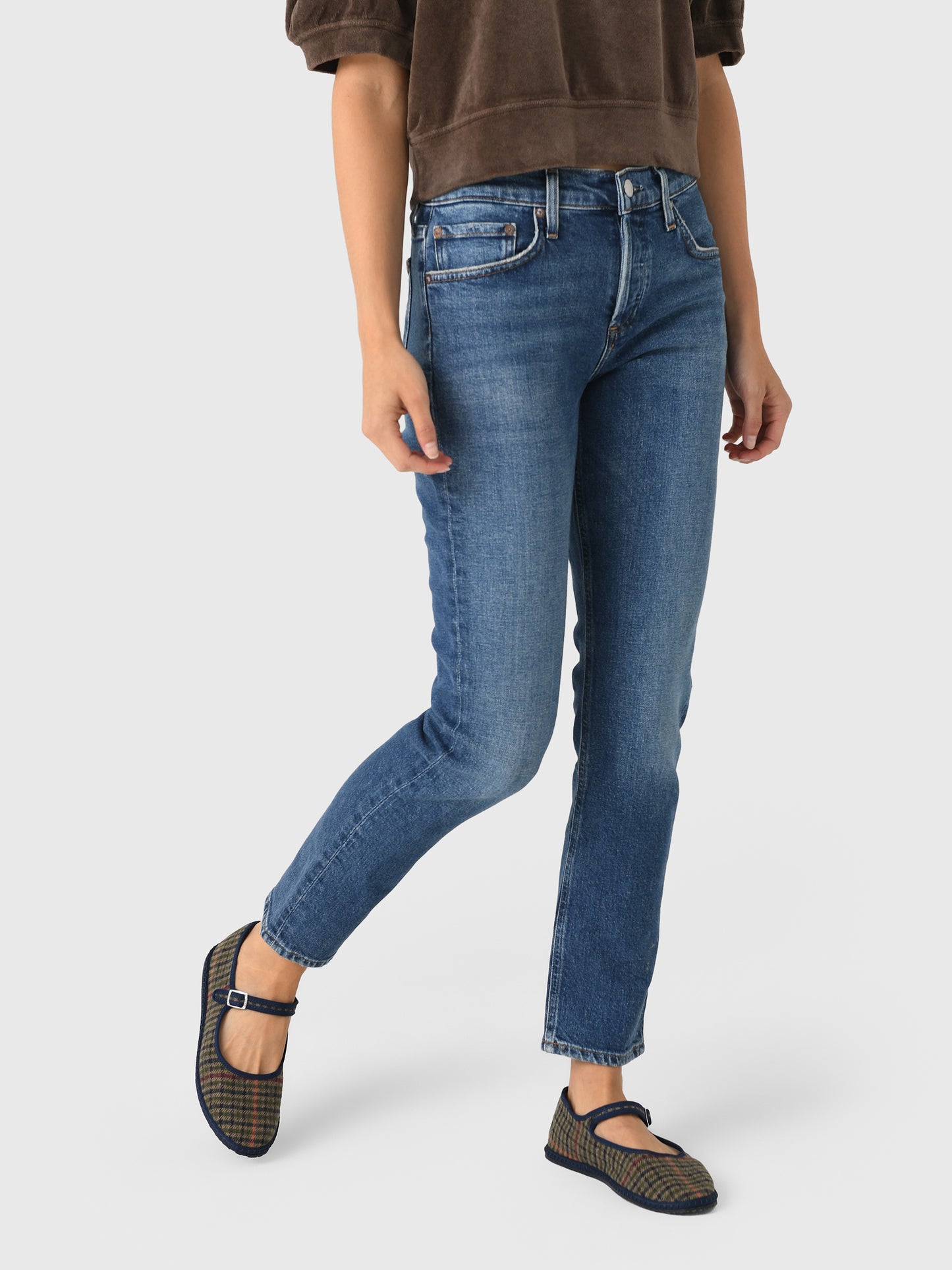 Agolde Women's Cocktail Ankle Jean - Saint Bernard