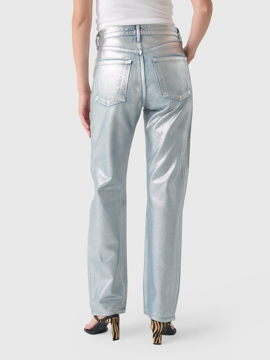 Agolde Women's 90s Straight Jean - Saint Bernard