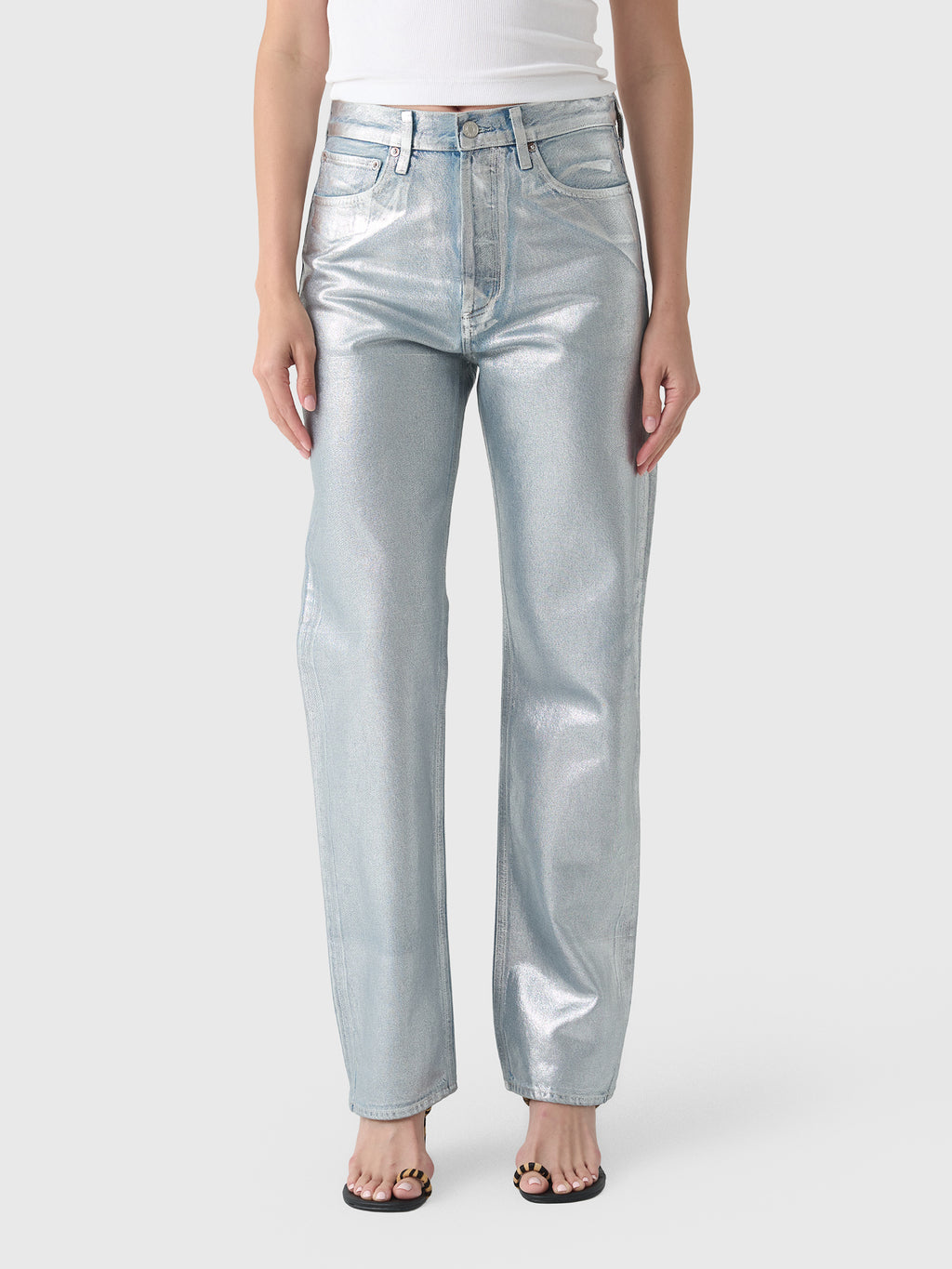 Agolde Women's 90s Straight Jean - Saint Bernard