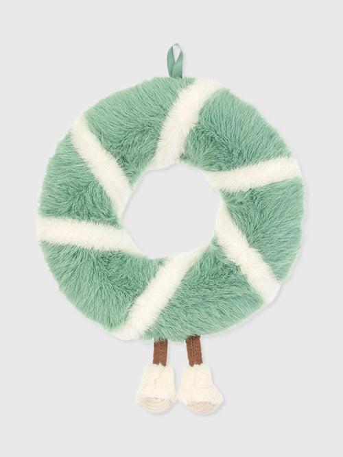 Jellycat Amuseables Pinecone Wreath Plush - Saint Bernard