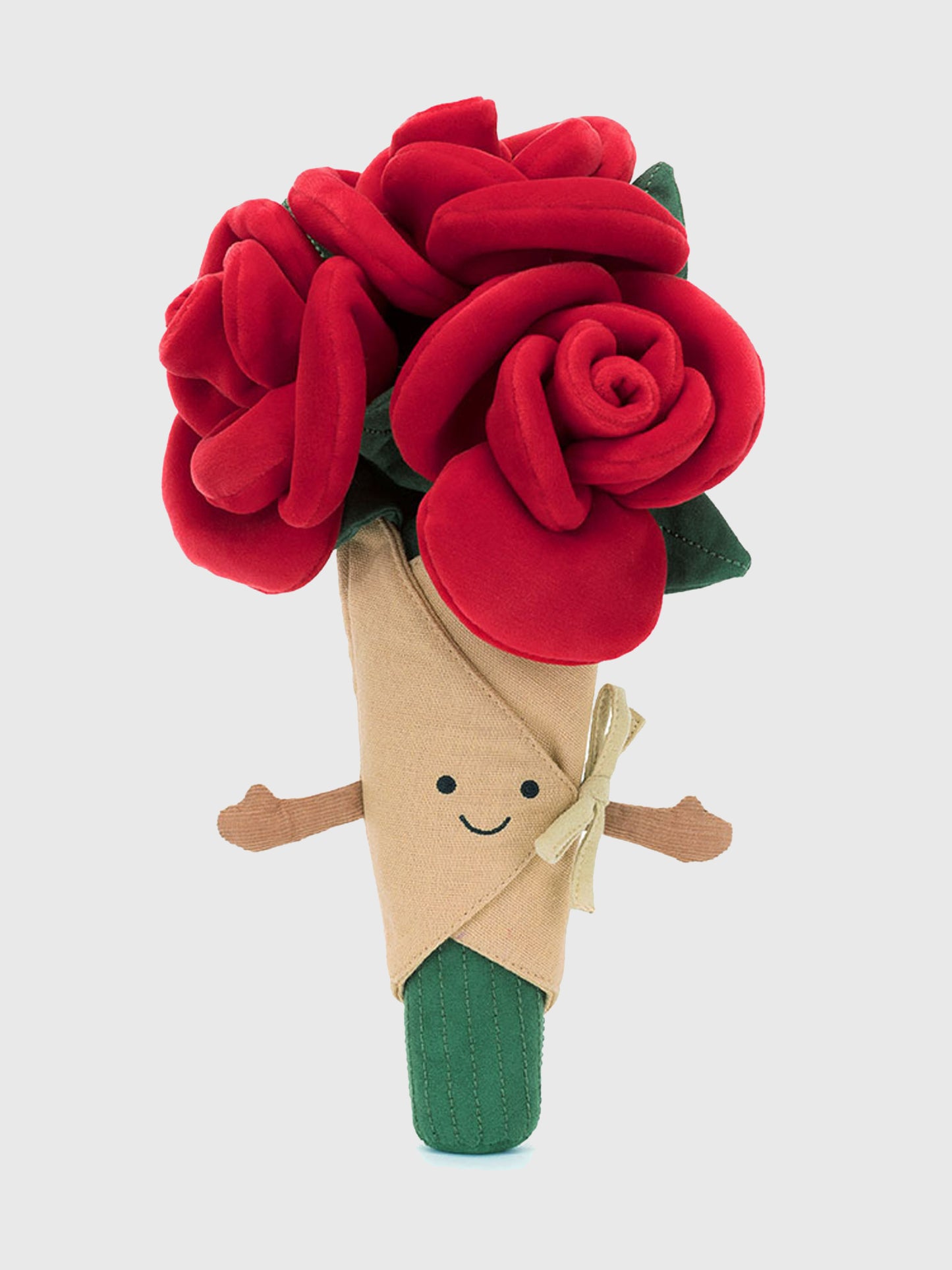 Jellycat Amuseables Rose Bouquet Plush - Saint Bernard