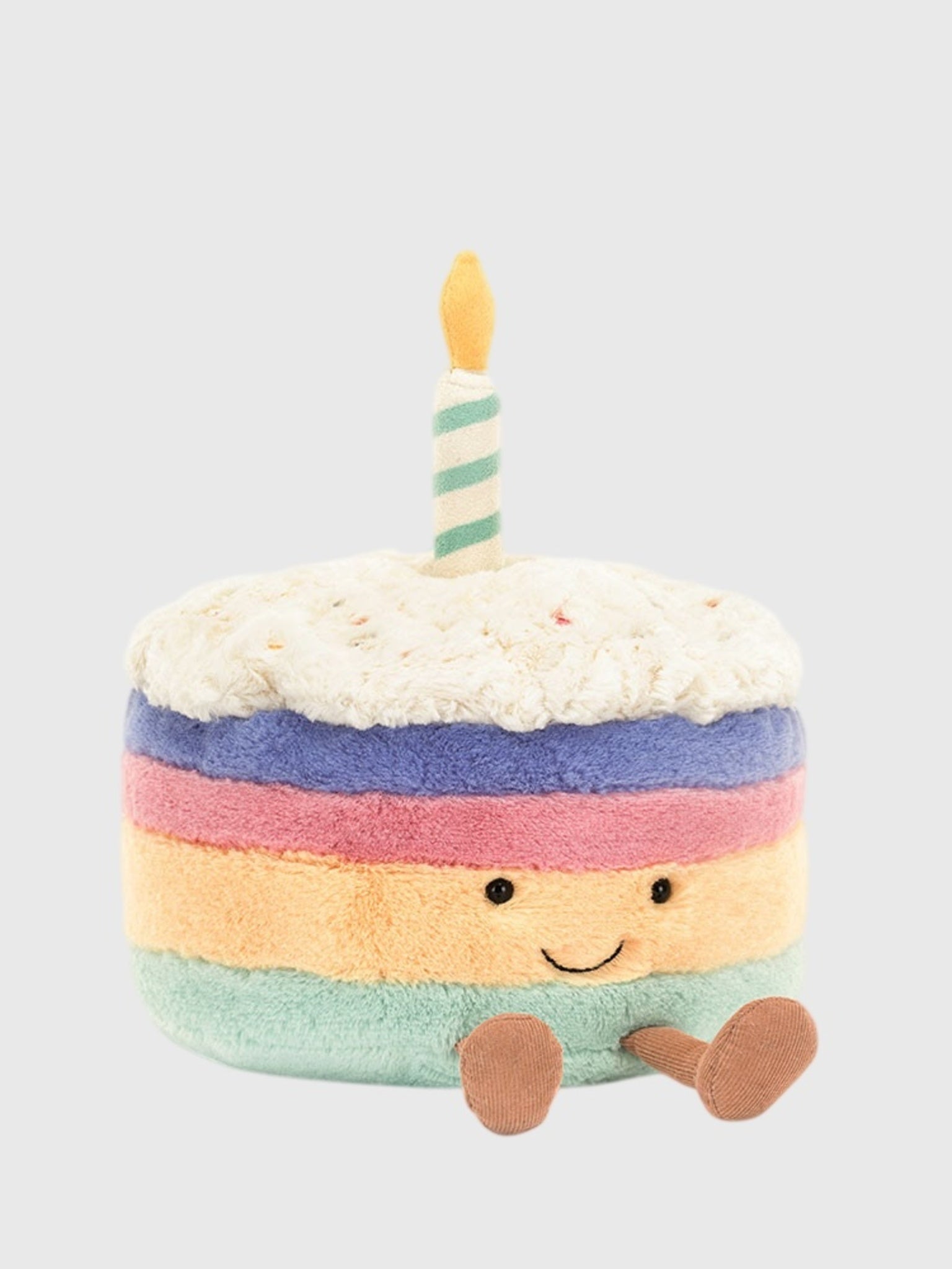 Jellycat Amuseables Rainbow Birthday Cake Plush - Saint Bernard