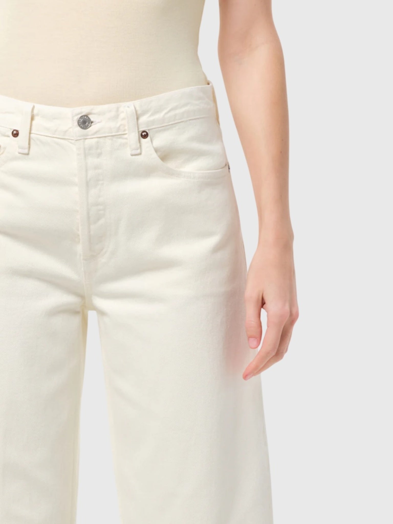 Agolde Women's Arc Wide Leg 29" Jean - Saint Bernard