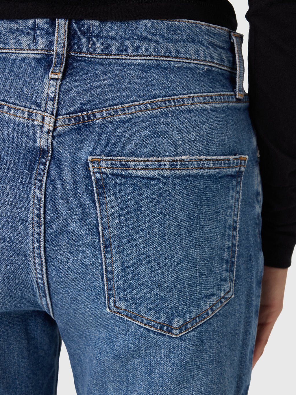 Agolde Women's Lana Straight Jean - Saint Bernard