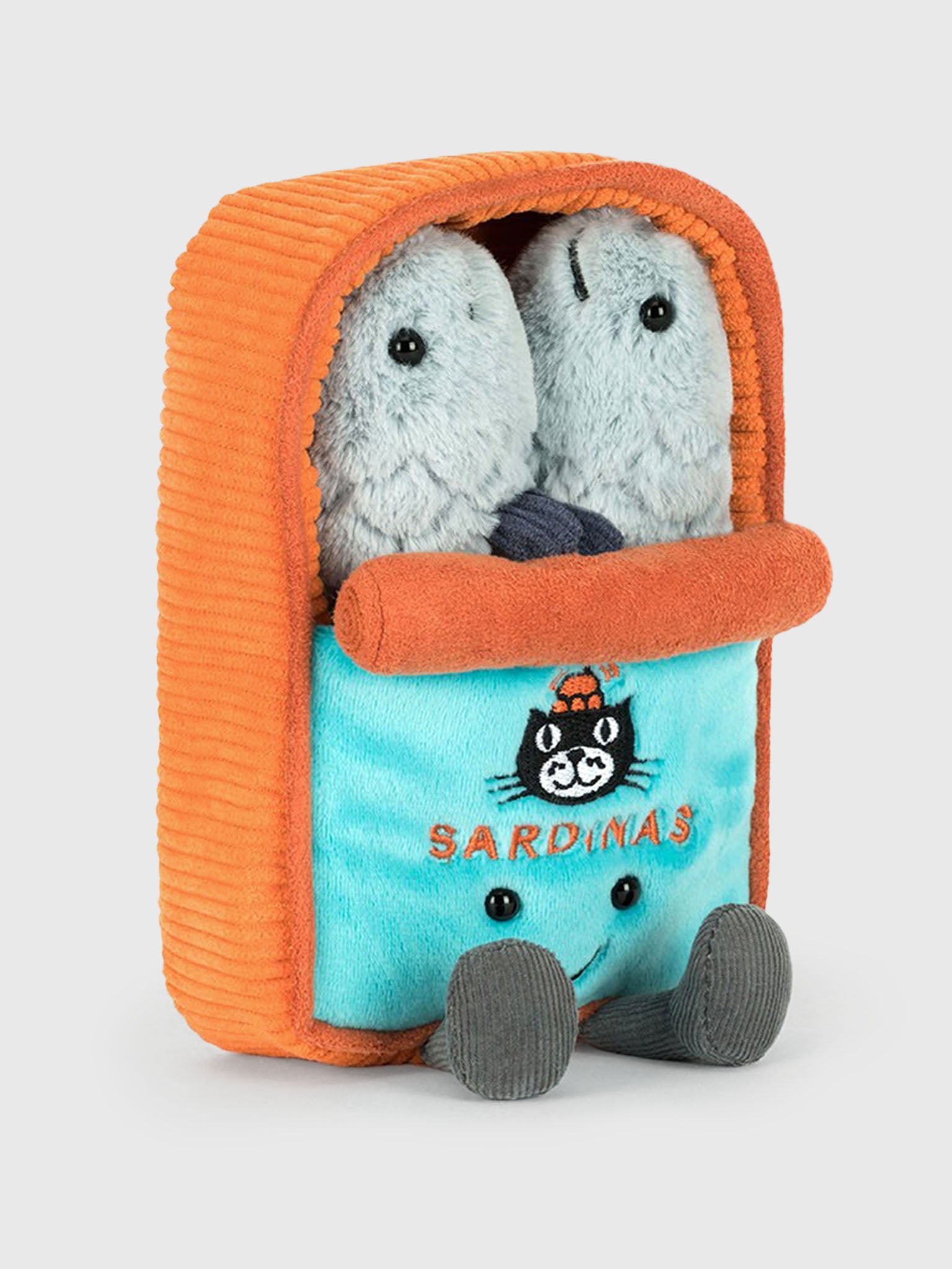 Jellycat Amuseables Sardine Tin Plush - Saint Bernard