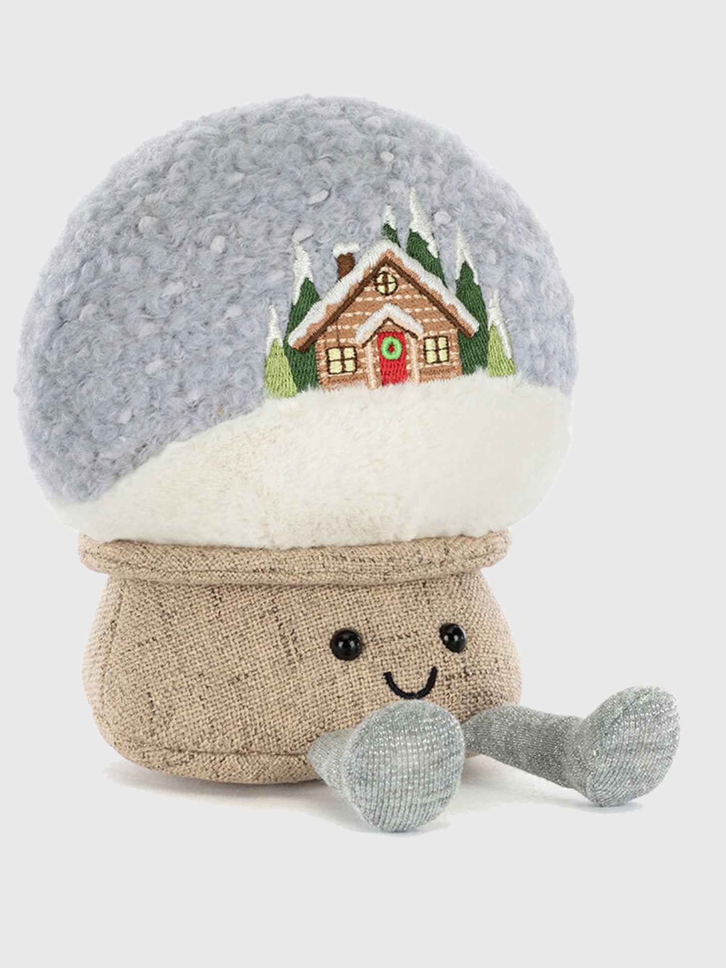 Jellycat Amuseables Snow Globe Plush - Saint Bernard