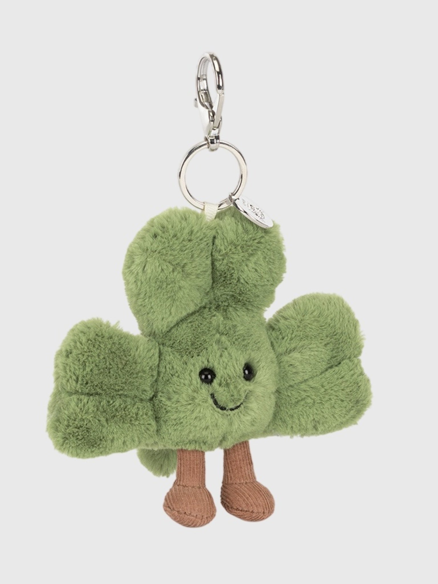 Jellycat Amuseables Siofra Shamrock Bag Charm - Saint Bernard