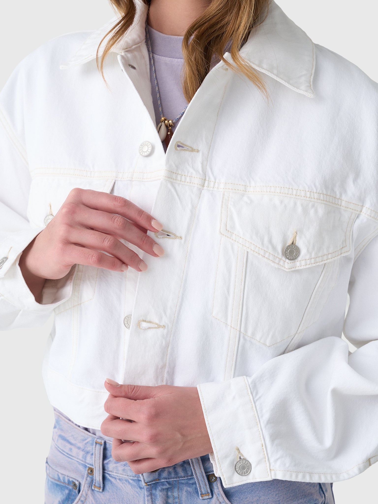 Agolde Women's Palmer Denim Jacket - Saint Bernard