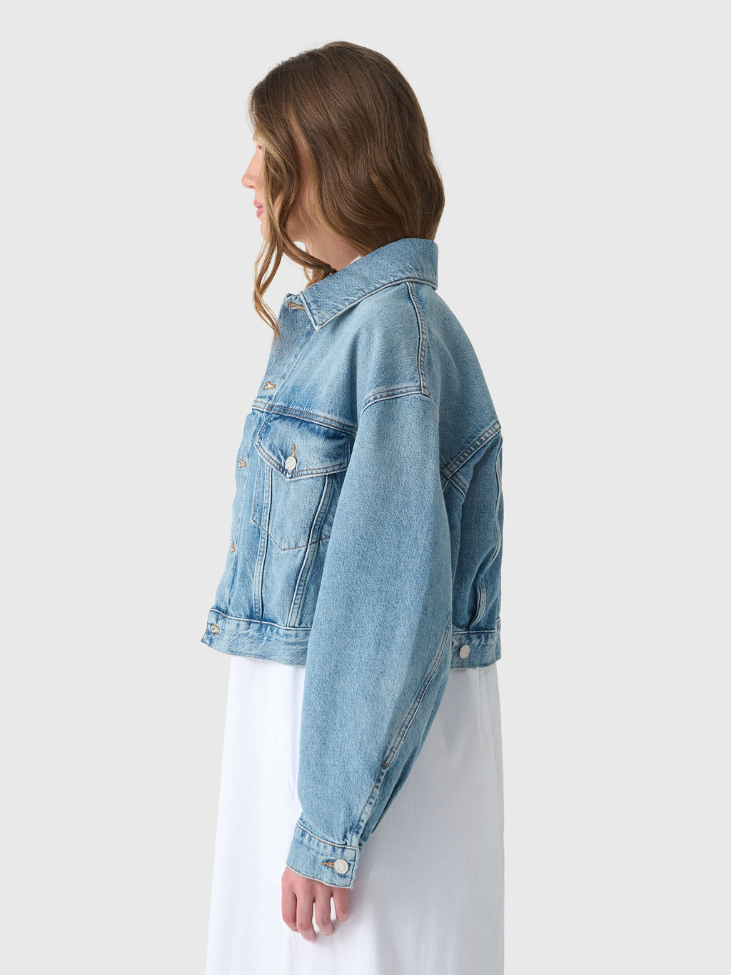 Agolde Women's Palmer Denim Jacket - Saint Bernard