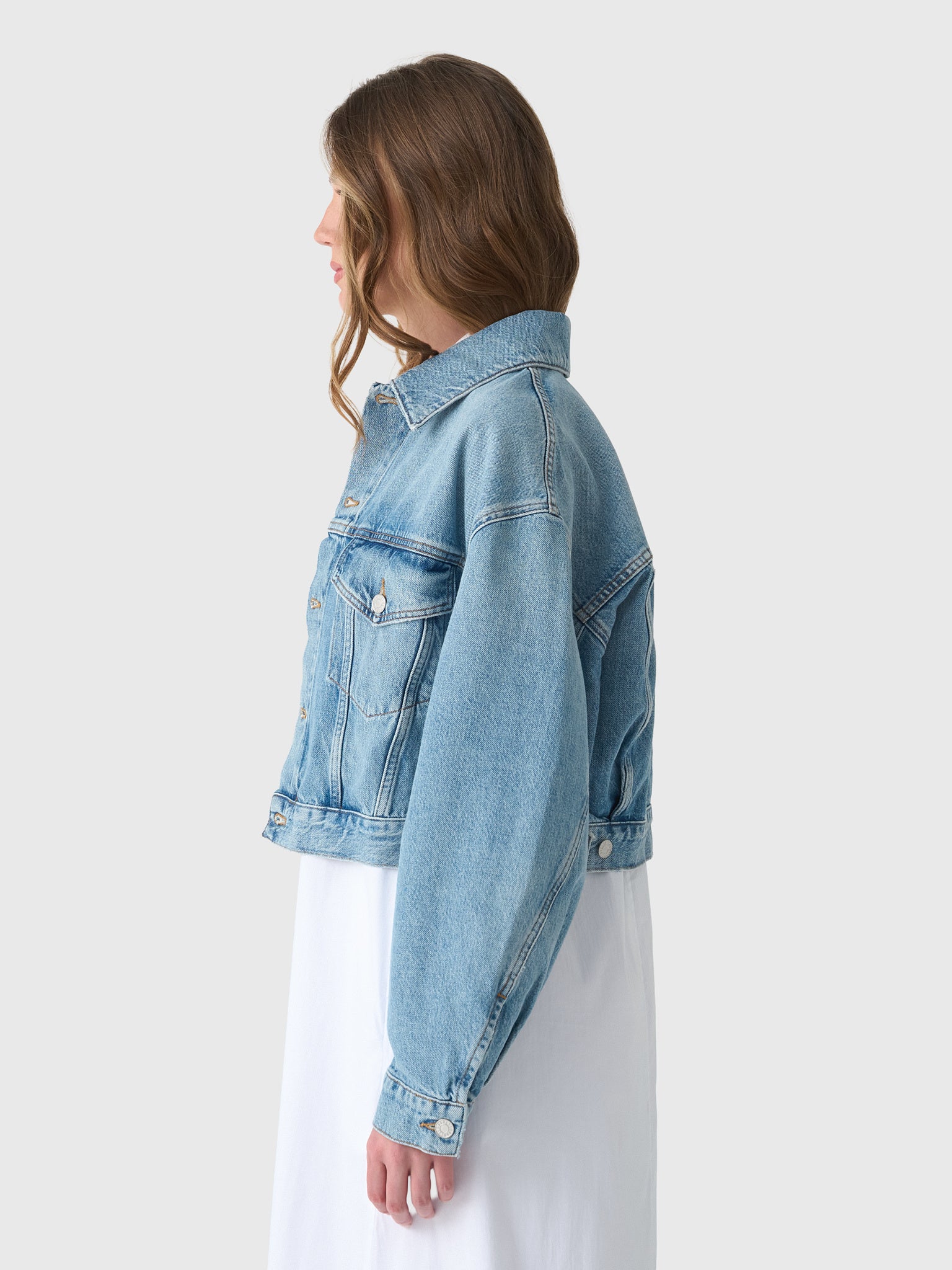 Agolde Women's Palmer Denim Jacket - Saint Bernard