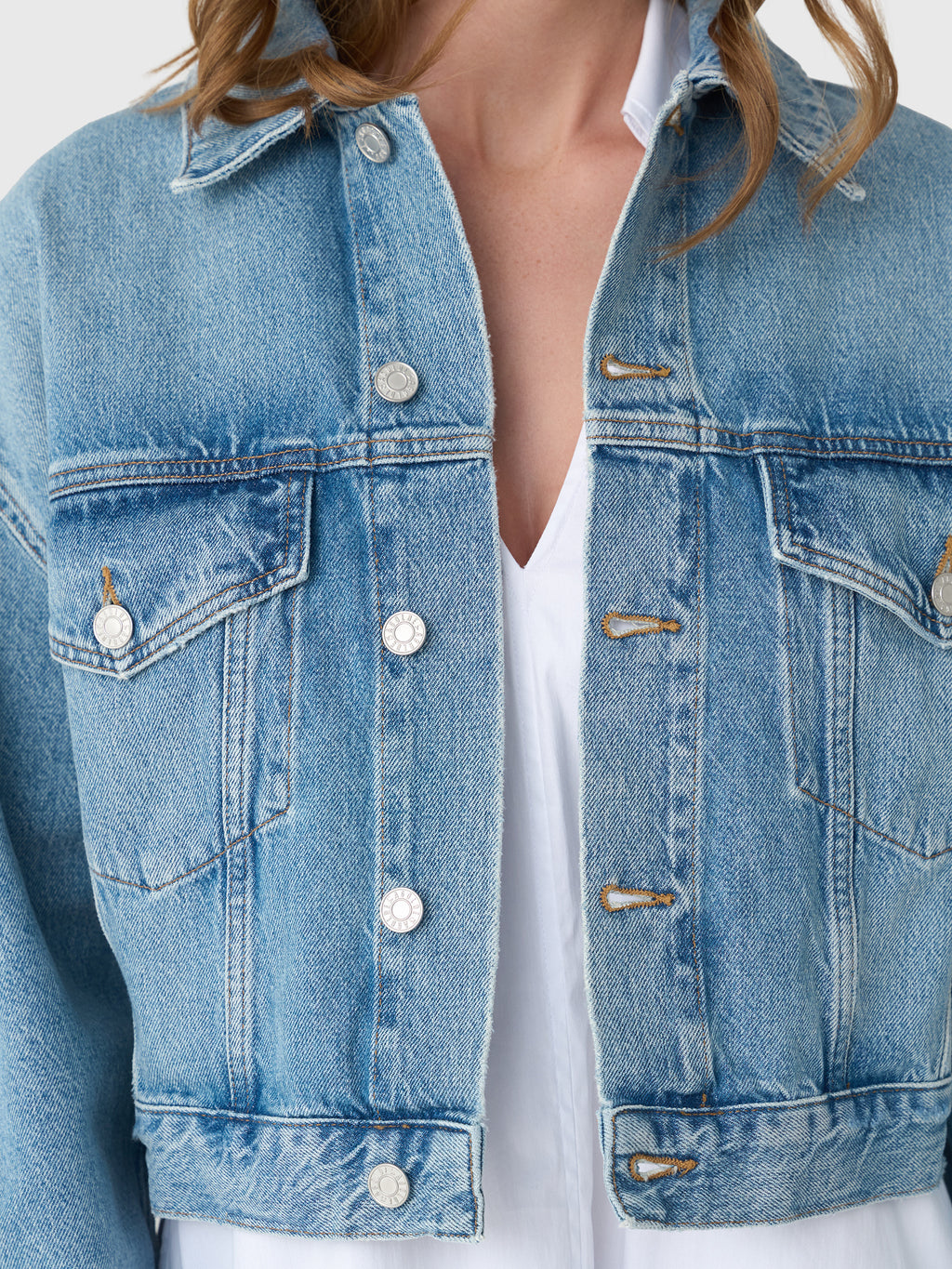 Agolde Women's Palmer Denim Jacket - Saint Bernard