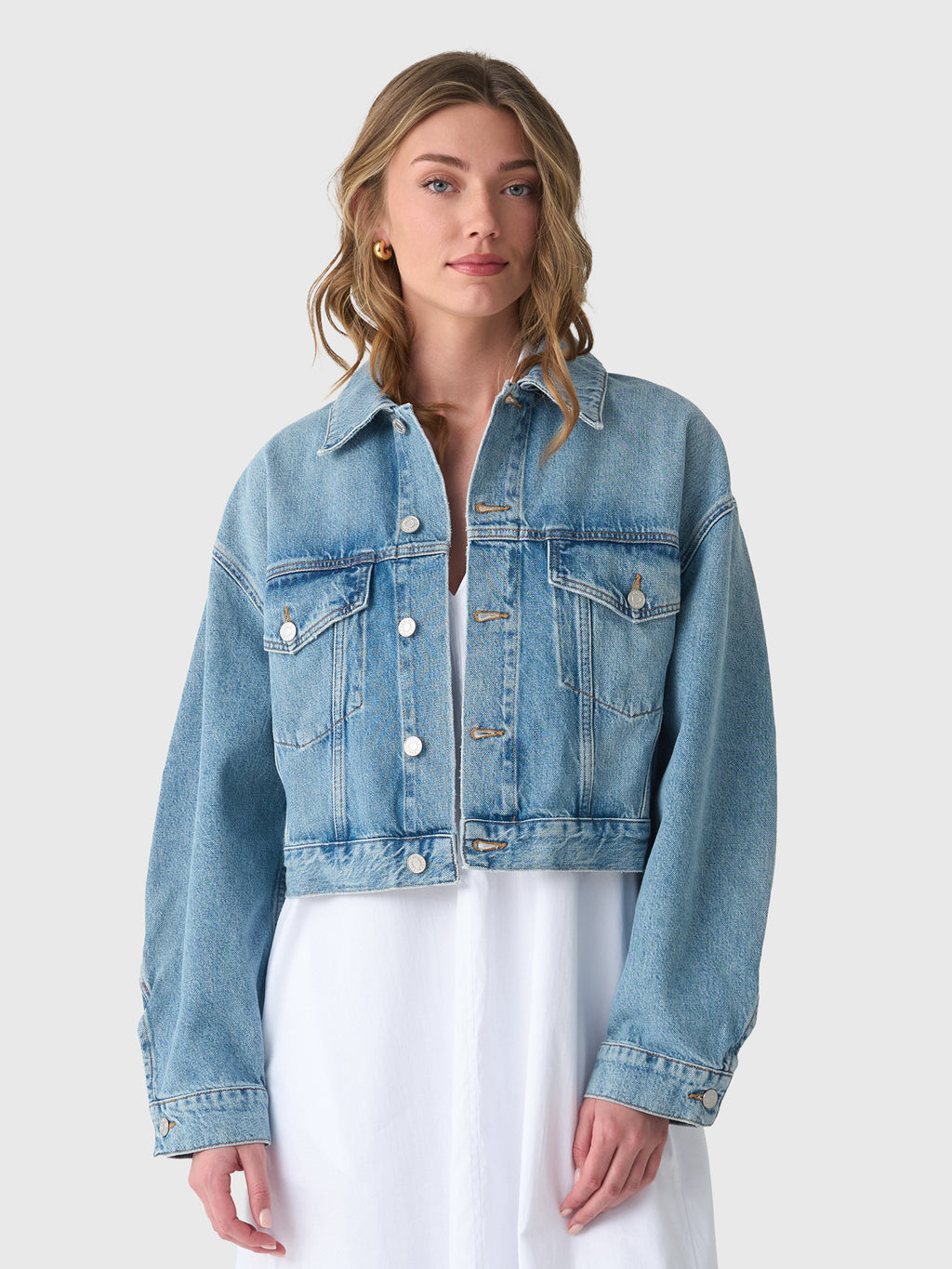 Agolde Women's Palmer Denim Jacket - Saint Bernard