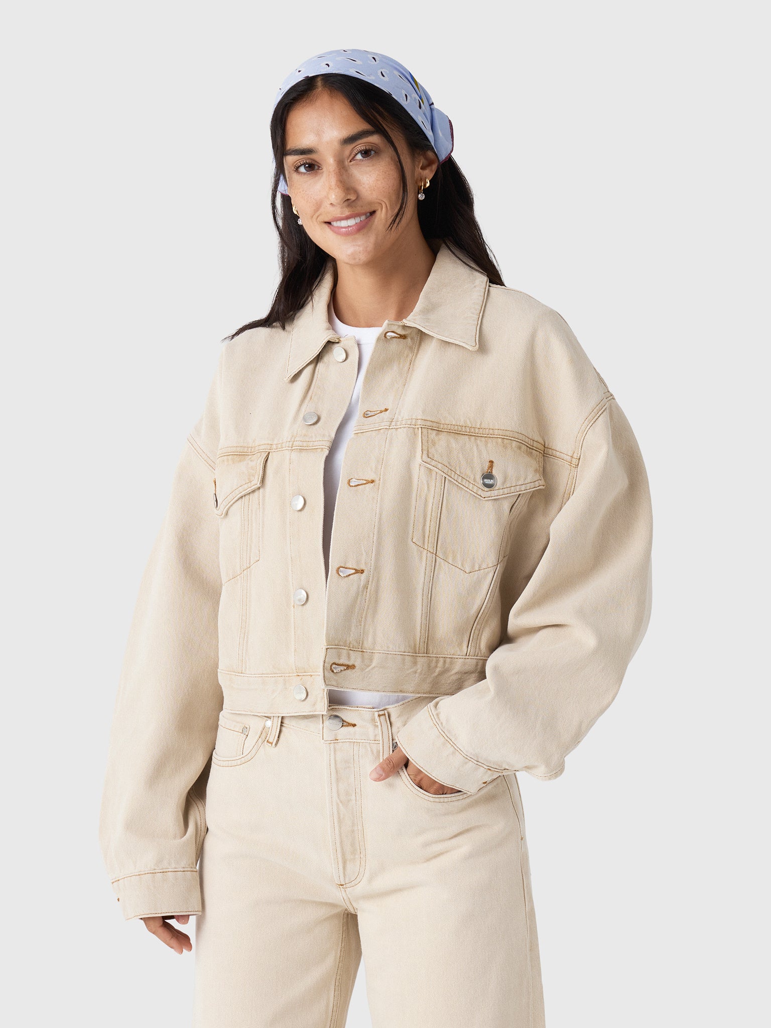 Agolde Women's Palmer Denim Jacket - Saint Bernard
