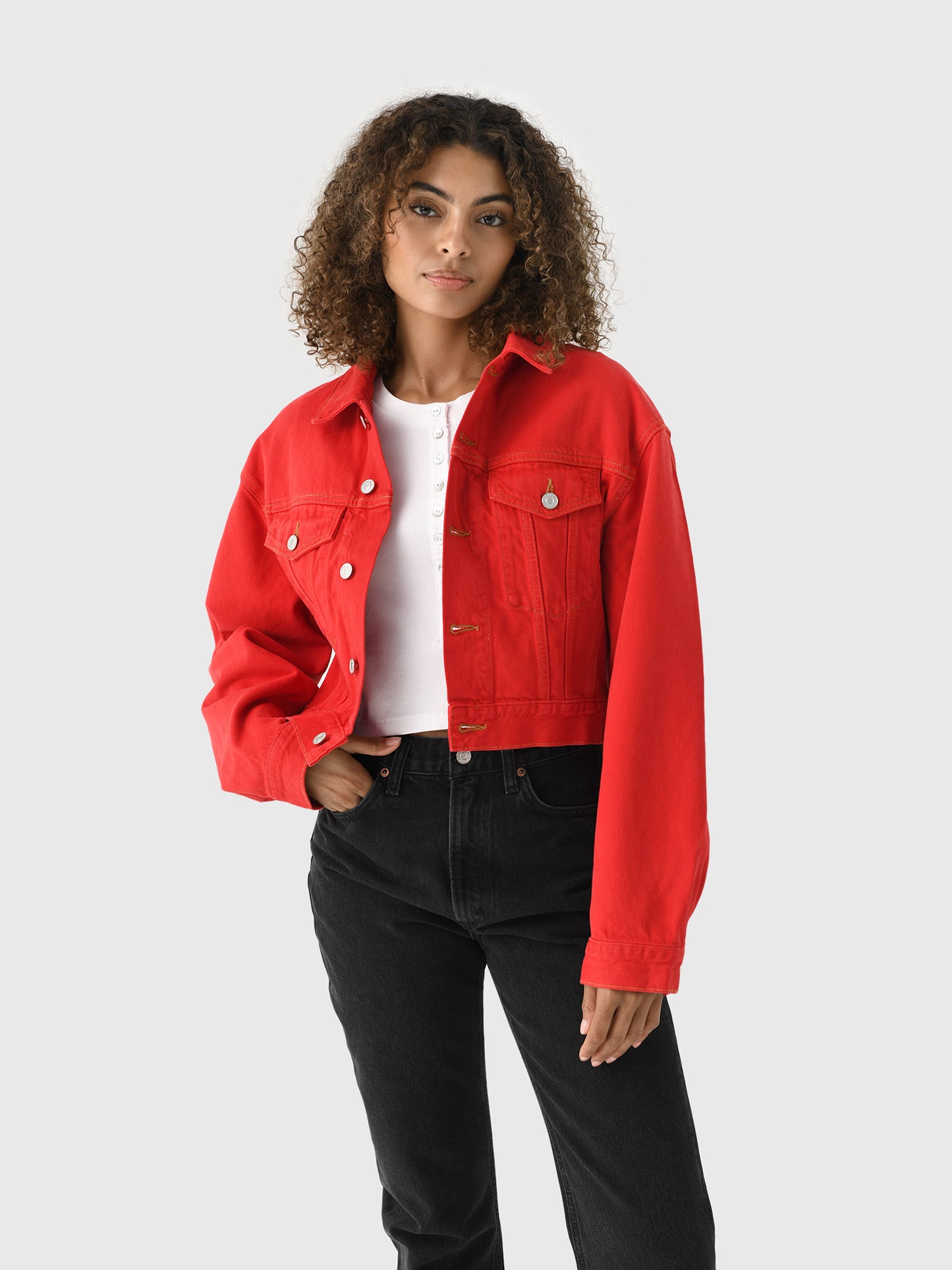 Agolde Women's Radley Denim Jacket - Saint Bernard