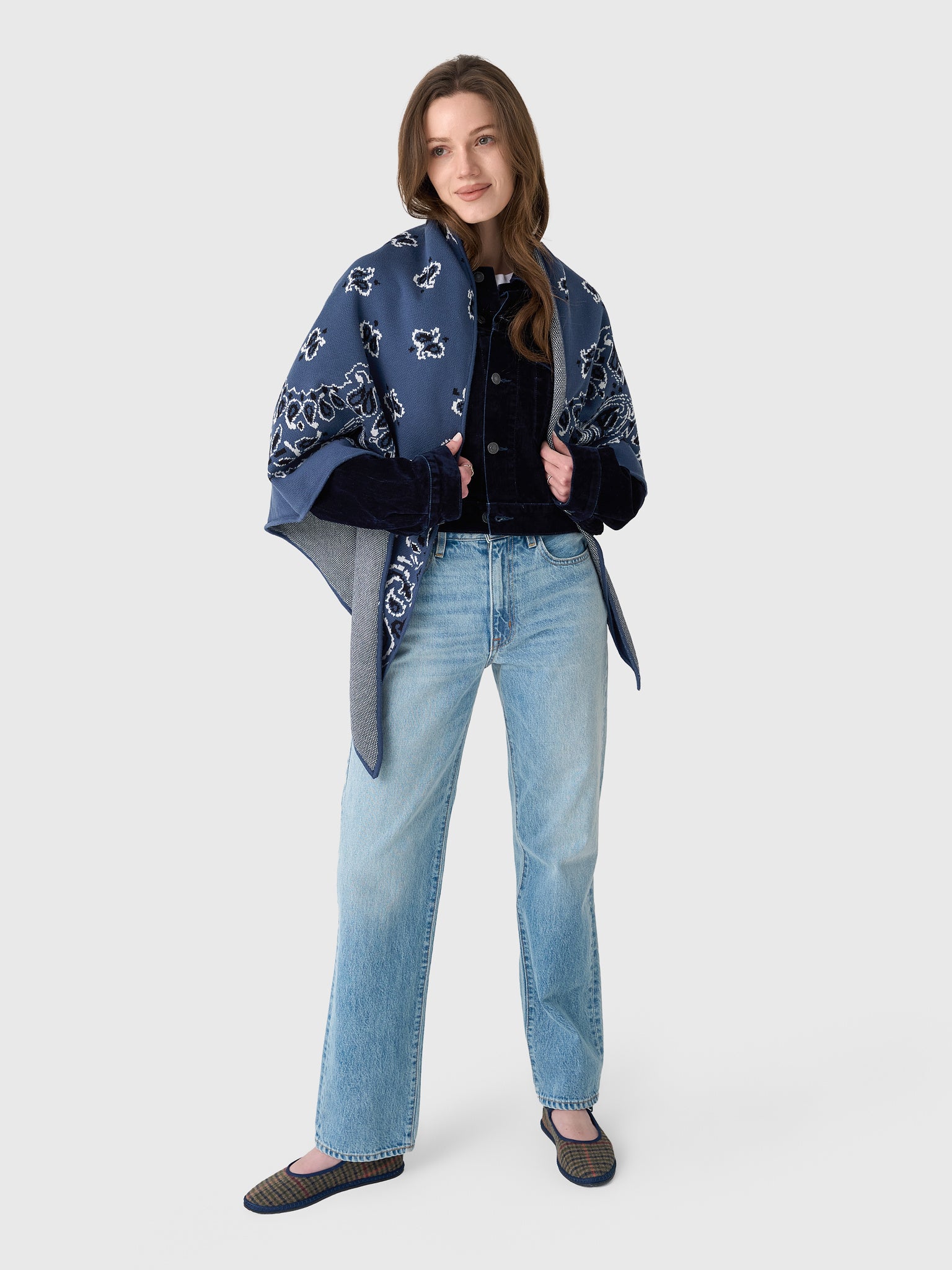 Agolde Women's Radley Velvet Denim Jacket – Saint Bernard