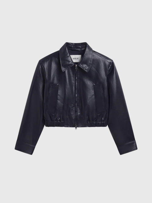 Agolde Women's Nahla Cropped Jacket - Saint Bernard