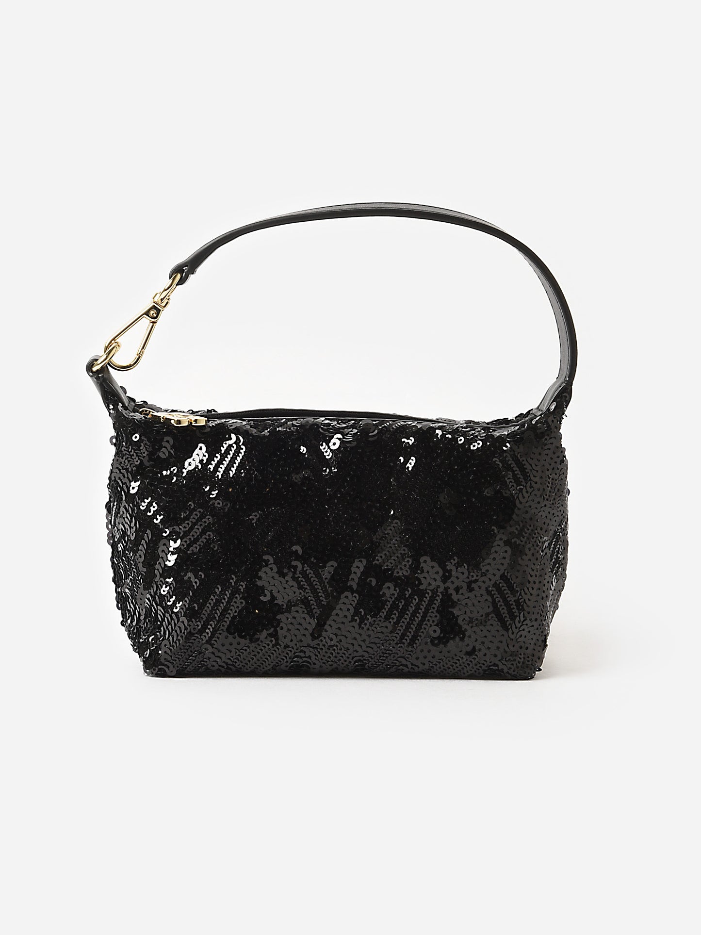 GANNI Small Butterfly Pouch Sequin Bag