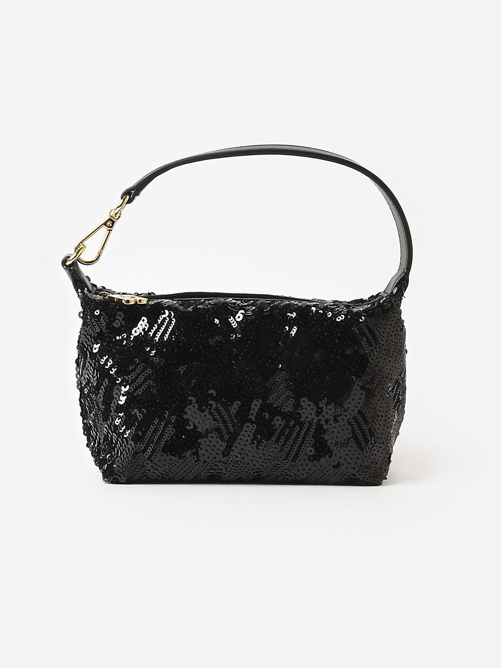 GANNI Small Butterfly Pouch Sequin Bag - Saint Bernard