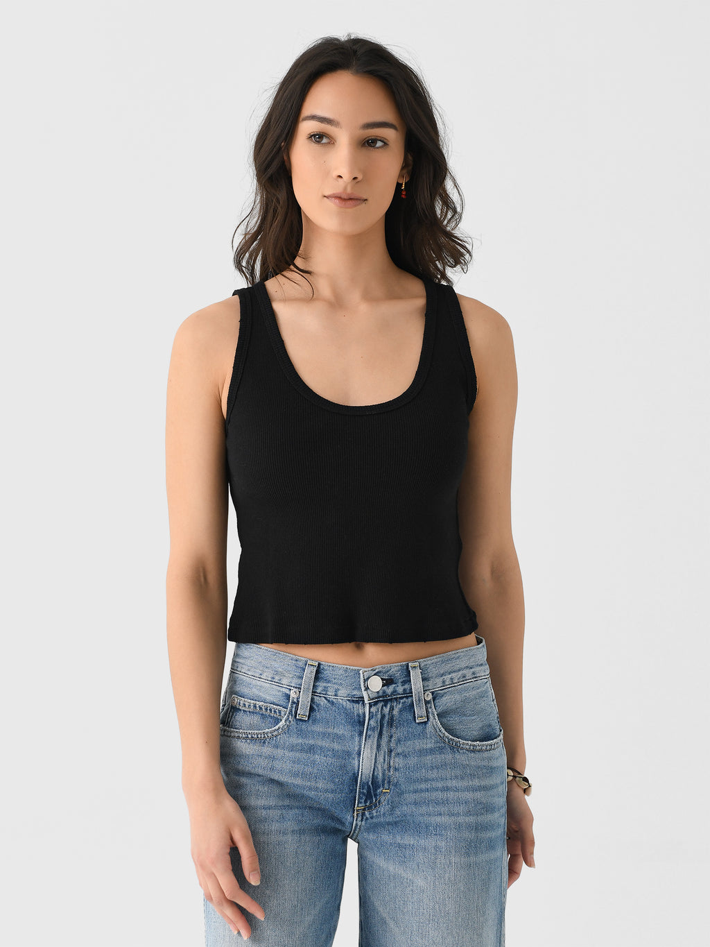 AMO Women's Crop Rib Tank - Saint Bernard