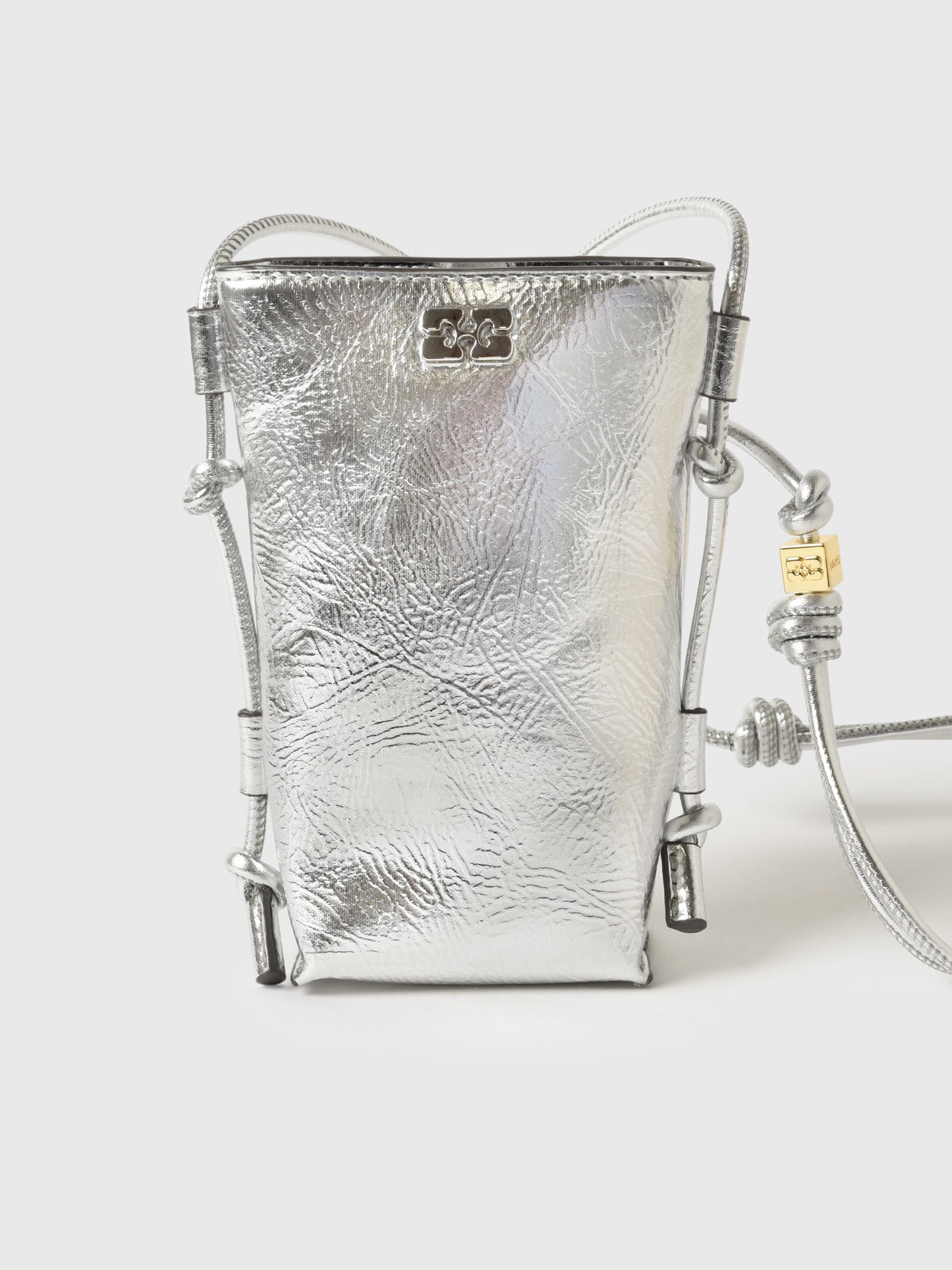 GANNI Metallic Bou Crossbody Bag - Saint Bernard