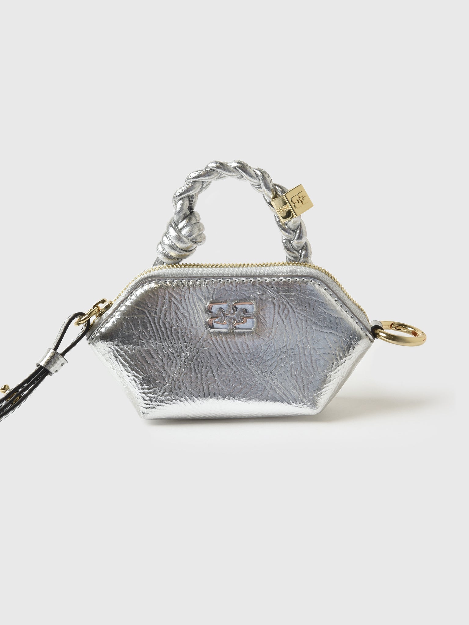 GANNI Metallic Bou Nano Bag - Saint Bernard