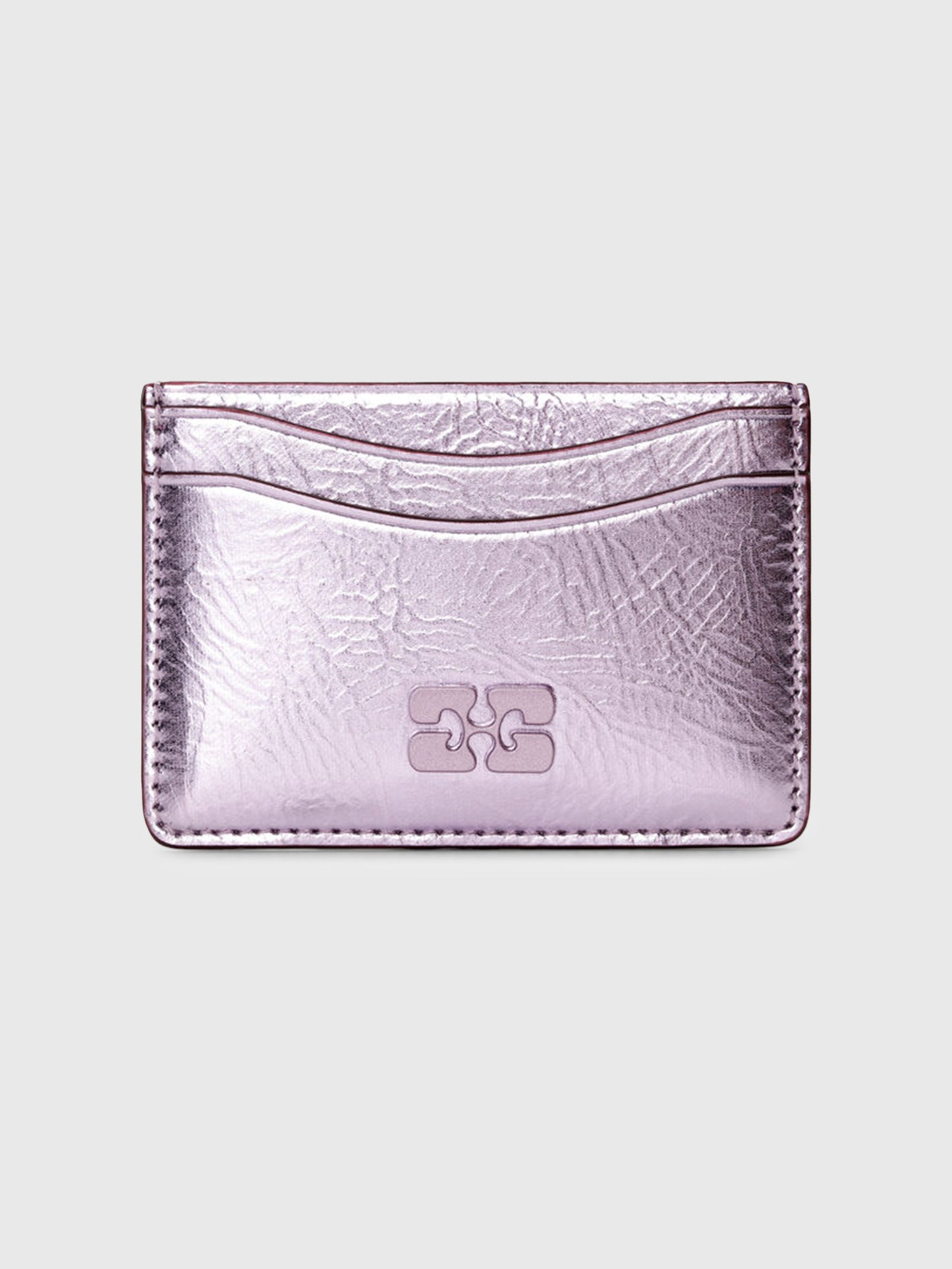 GANNI Metallic Bou Card Holder - Saint Bernard