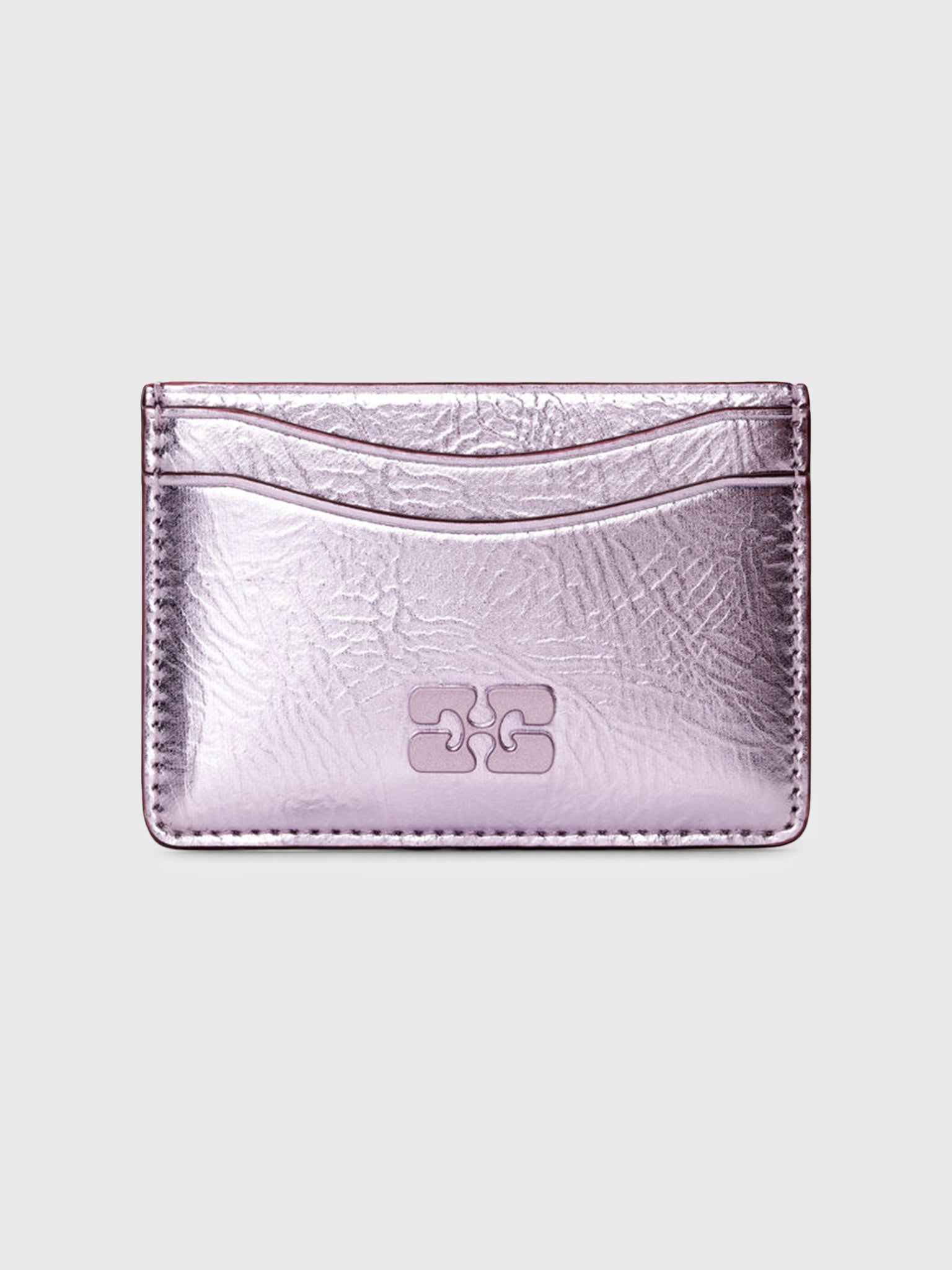 GANNI Metallic Bou Card Holder - Saint Bernard