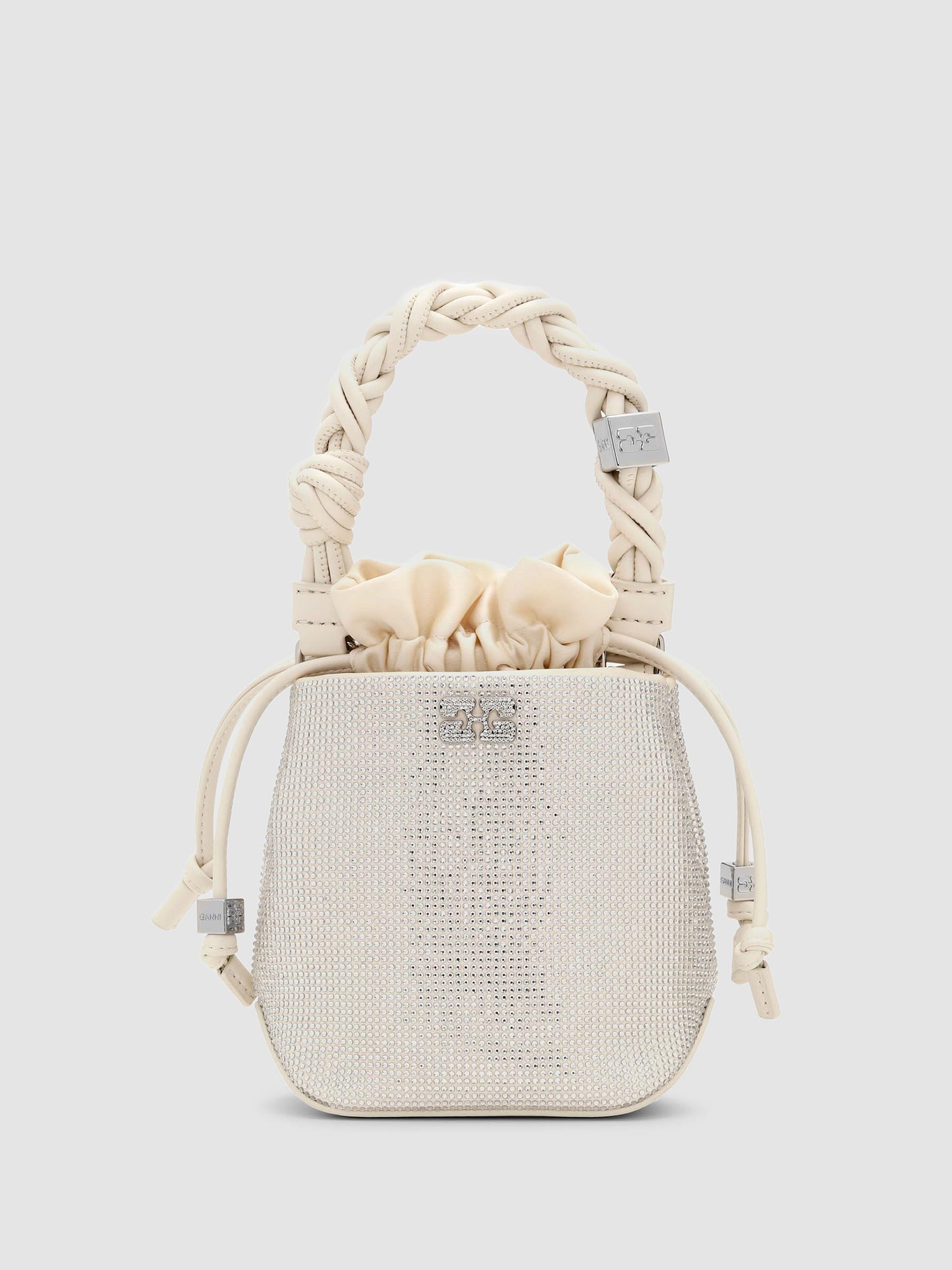 GANNI Bou Strass Bucket Bag - Saint Bernard