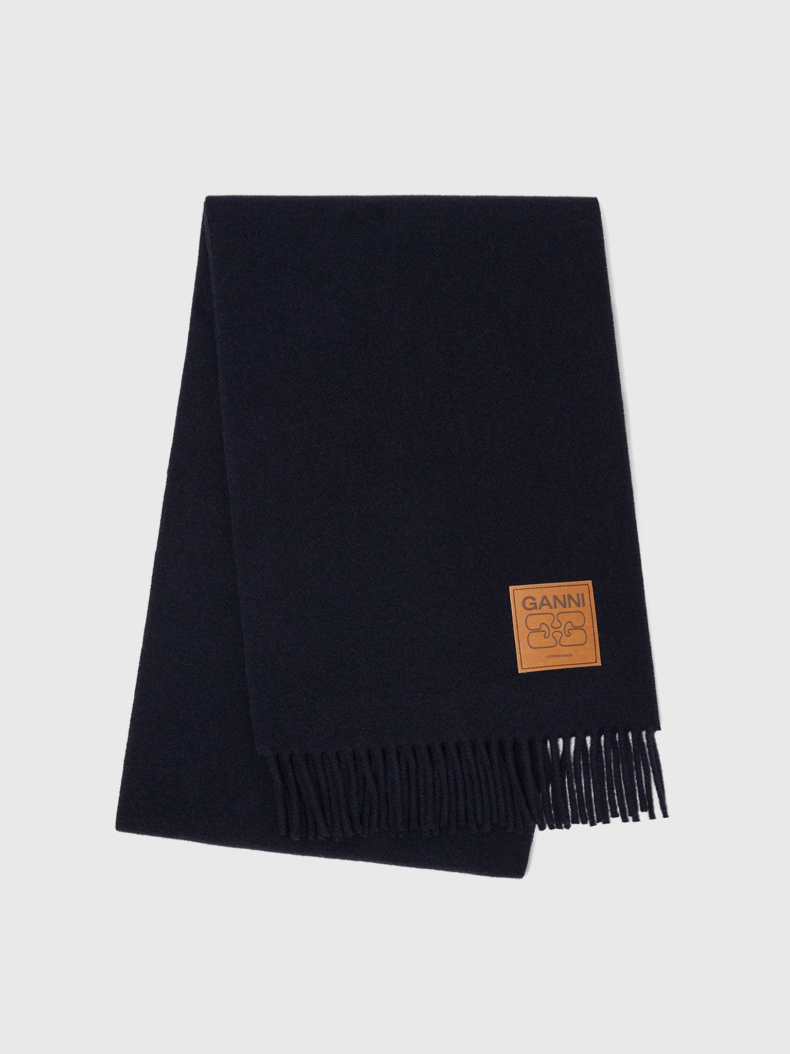 GANNI Women's Wool Scarf - Saint Bernard