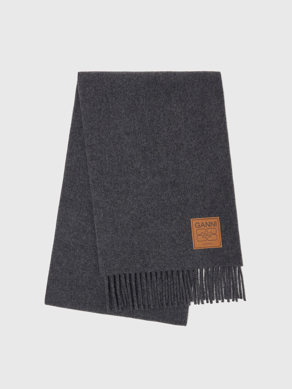 GANNI Women's Wool Scarf - Saint Bernard