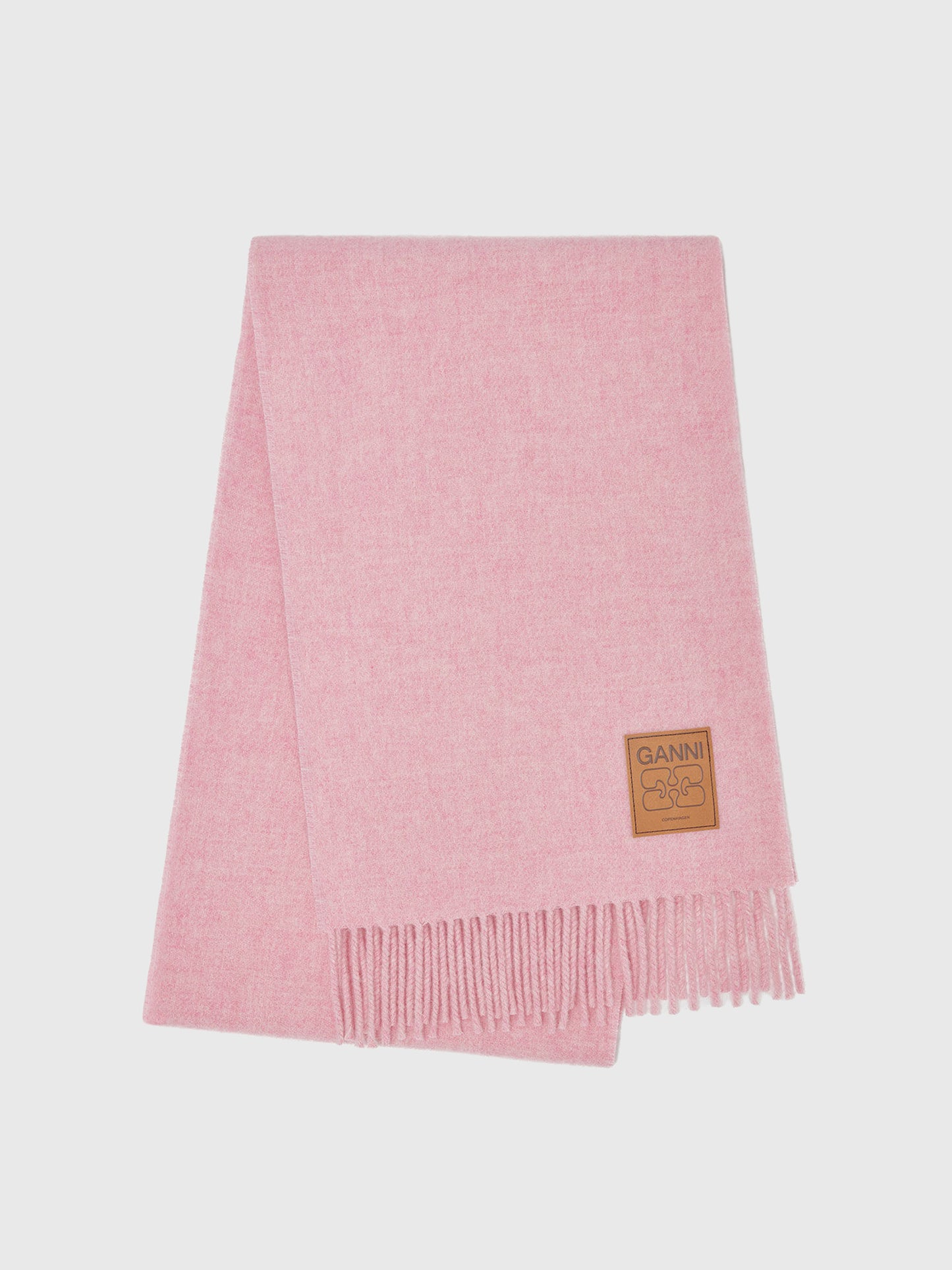 GANNI Women's Wool Scarf - Saint Bernard