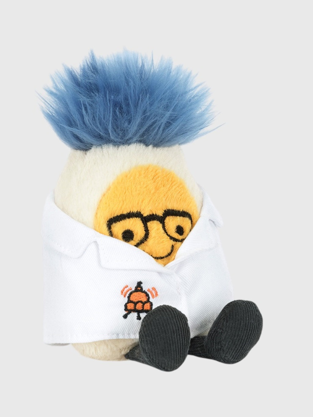 Jellycat Amuseables Boiled Egg Scientist Outfit Plush - Saint Bernard