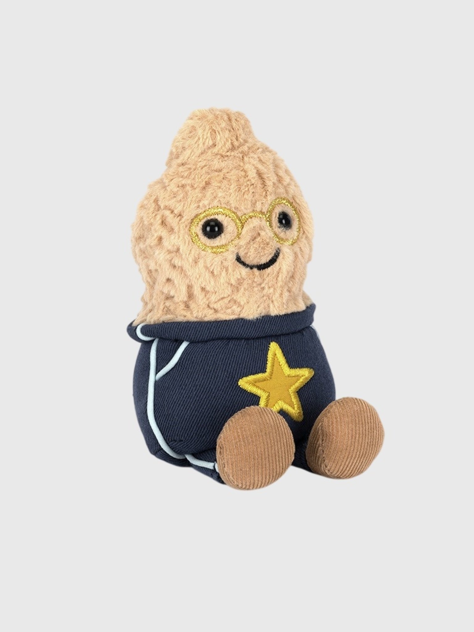 Jellycat Amuseables Peanut Star Student Outfit Plush - Saint Bernard