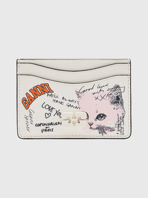 GANNI Kitty Bou Card Holder