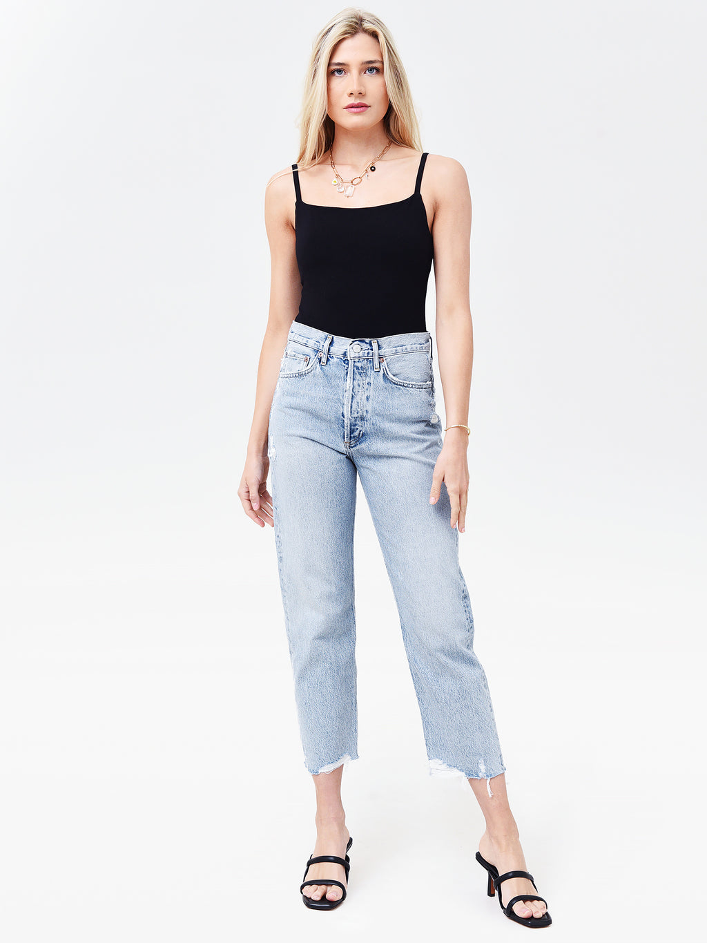 Agolde Women's Square Neck Bodysuit - Saint Bernard