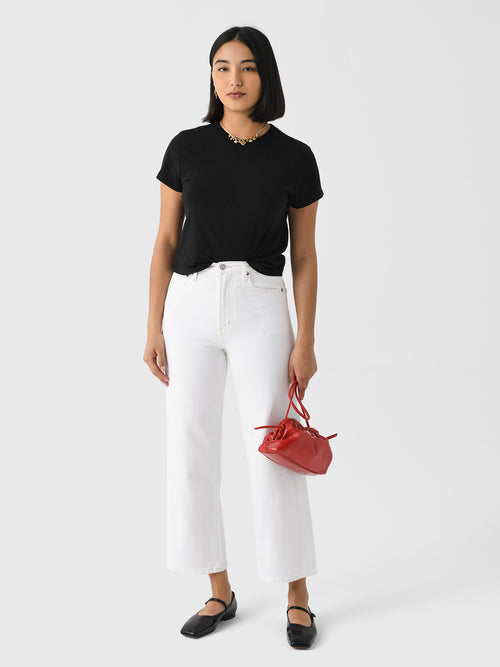 Agolde Women's Adine Shrunken Tee