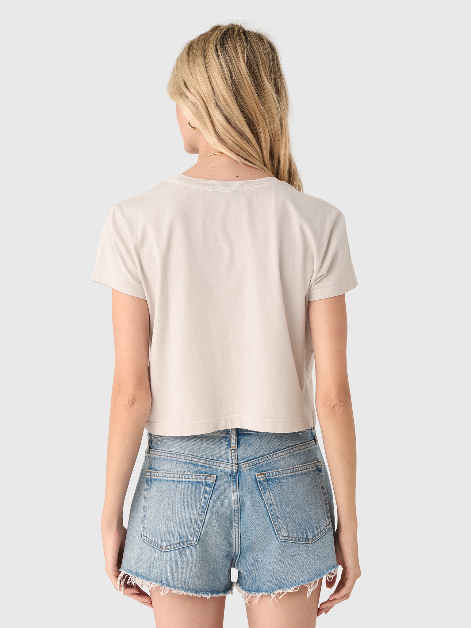 Agolde Women's Adine Shrunken Tee - Saint Bernard