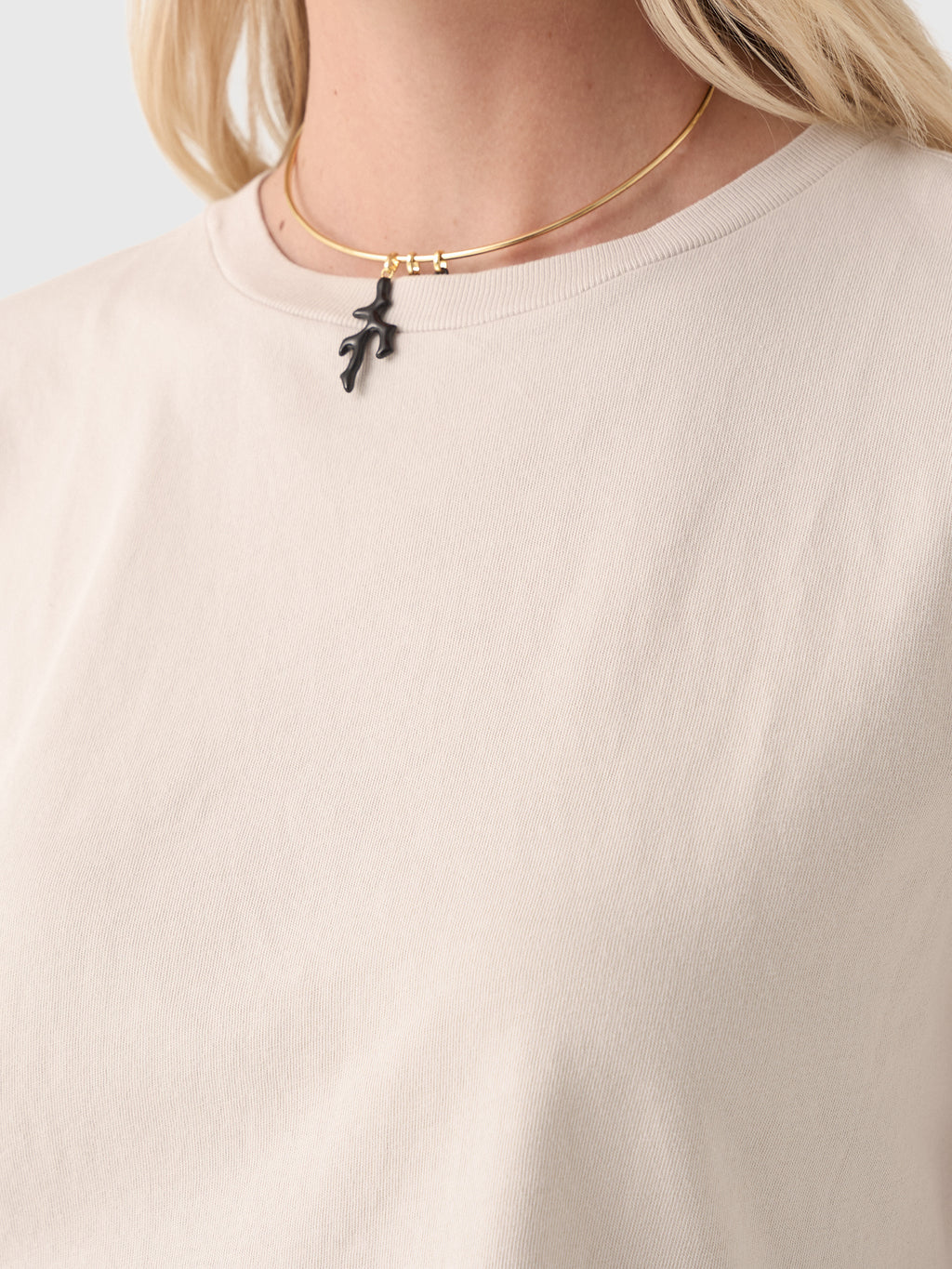 Agolde Women's Adine Shrunken Tee - Saint Bernard