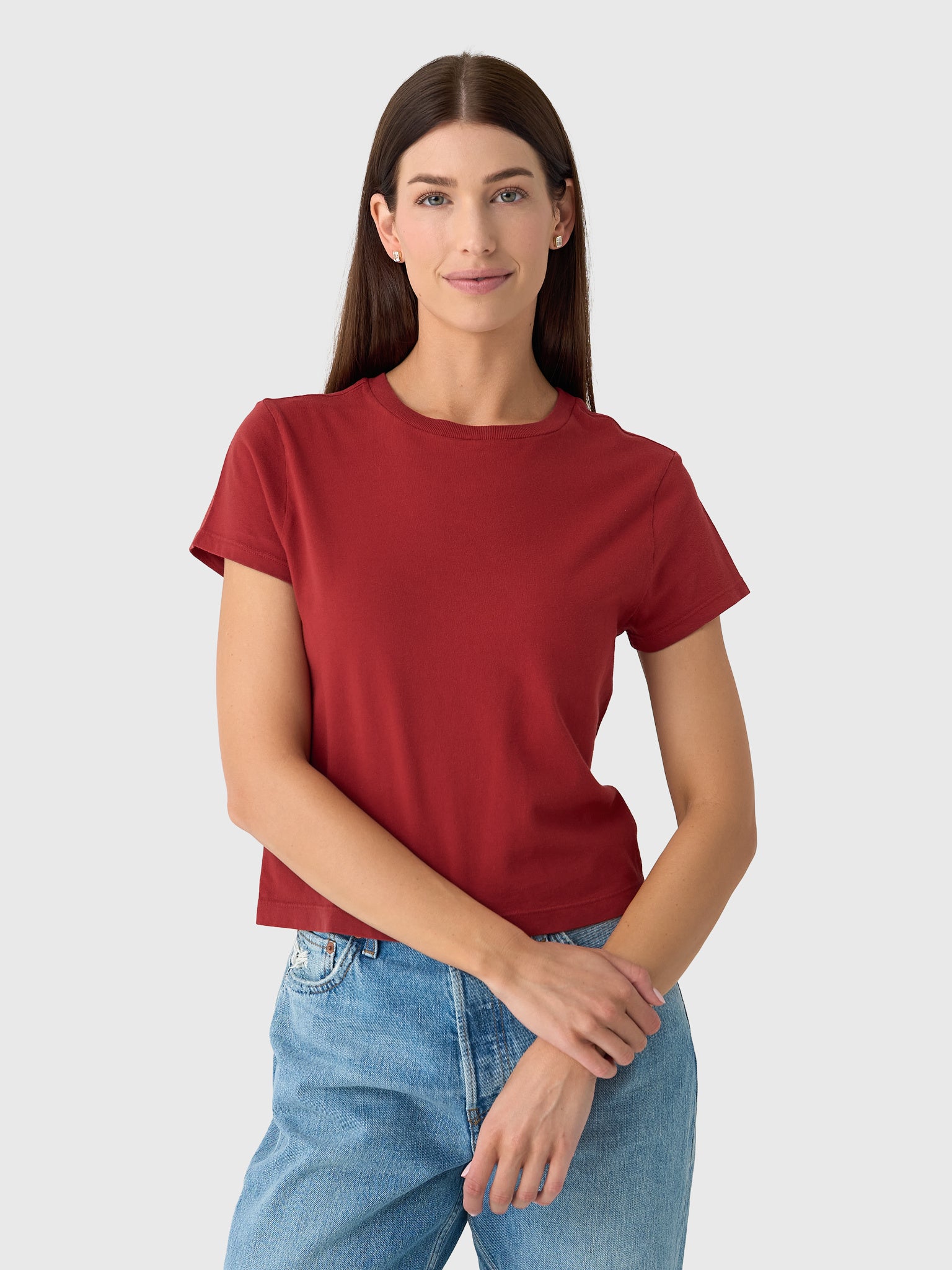 Agolde Women's Adine Tee - Saint Bernard