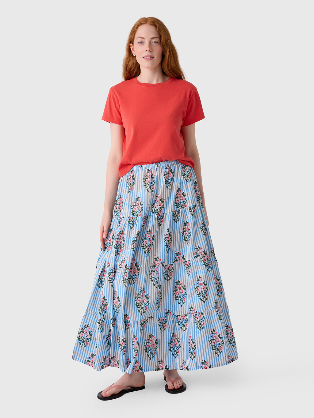 Agolde Women's Adine Shrunken Tee - Saint Bernard