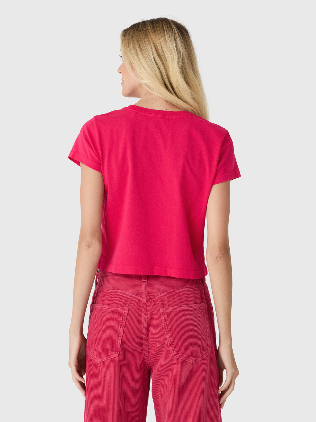 Agolde Women's Adine Shrunken Tee - Saint Bernard