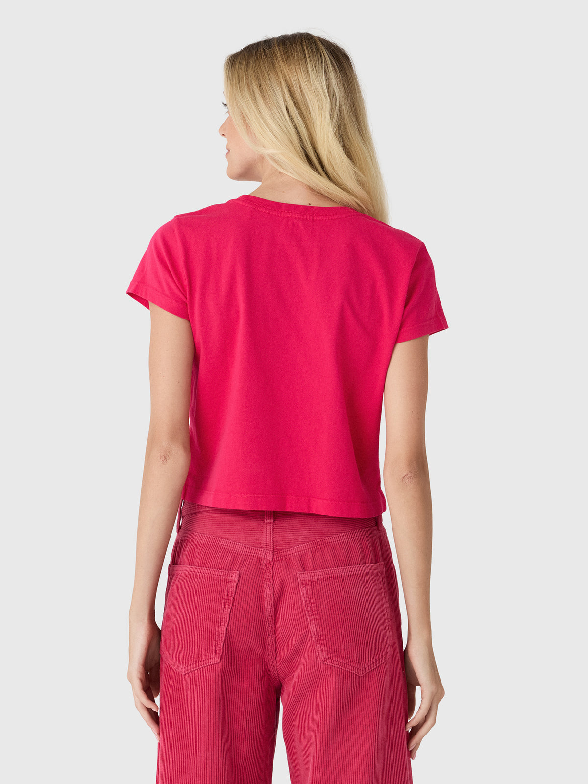 Agolde Women's Adine Shrunken Tee - Saint Bernard