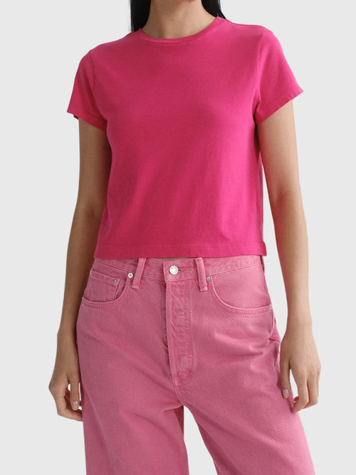 Agolde Women's Adine Shrunken Tee